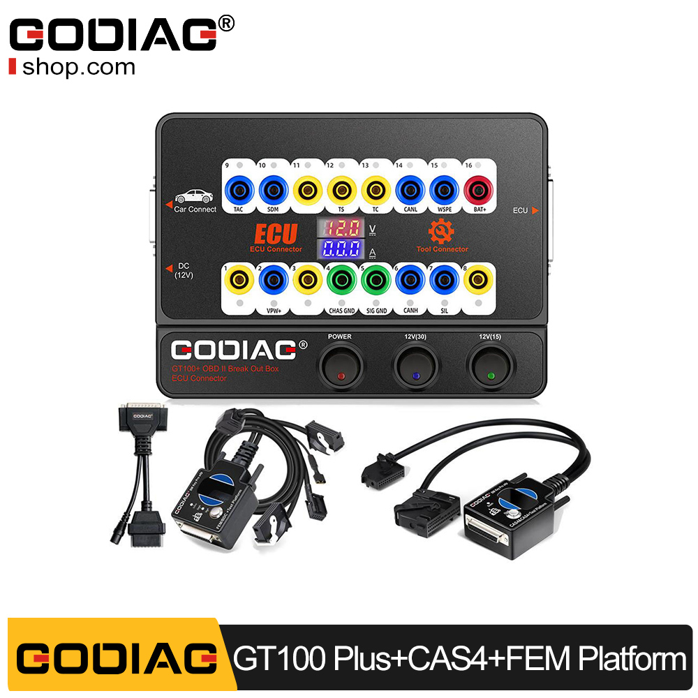 GODIAG GT100+ GT100 Pro Breakout Box Plus BMW CAS4/ CAS4+ and FEM/ BDC Platform