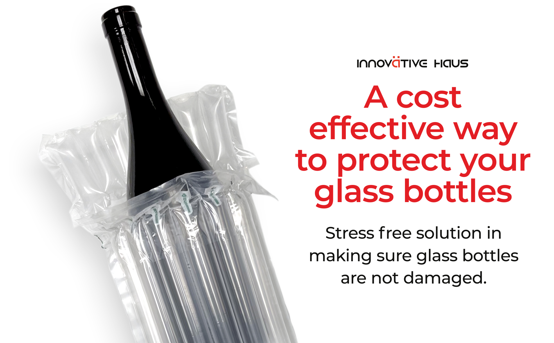 wine bottle projectors&nbsp;shipping packaging air pillows dunnage void fill air bags