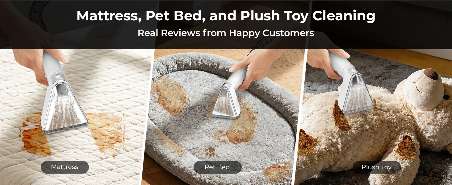 Rosewill Multi-Purpose Portable Carpet and Upholstery Spot Cleaner - White