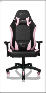 E-WIN Champion Series Ergonomic Computer Gaming Office Chair with Pillows, Pink Bunny - CPJ