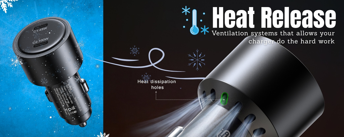 heat release cara charger