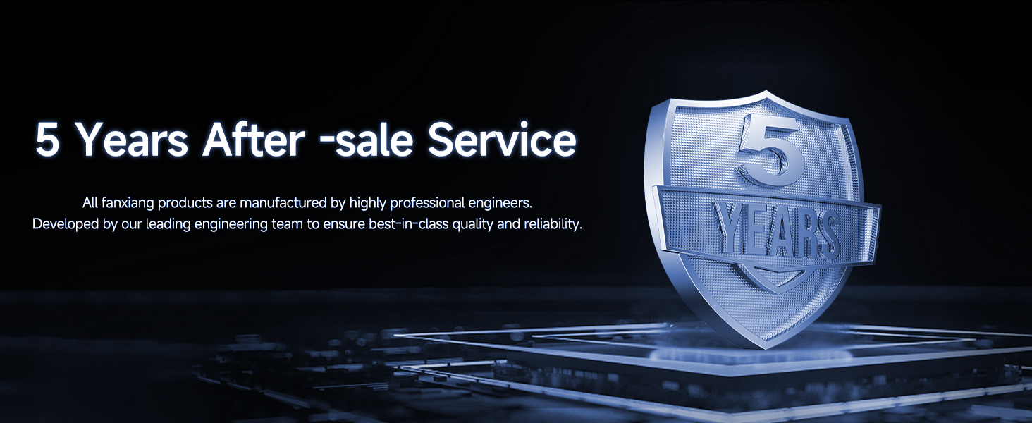 5 Years Service, Reliable and Trustworthy