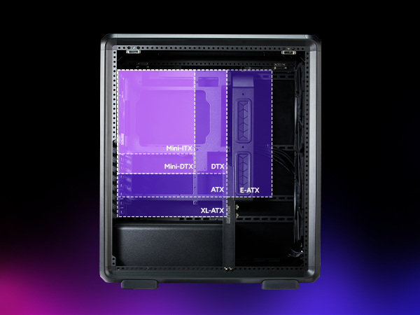 Cooler Master MasterFrame 500 Mesh Black ATX Mid-Tower PC Case