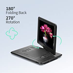 Yoton Portable DVD Player with 15.5