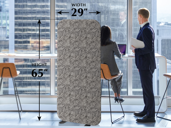 standing divider dimensions