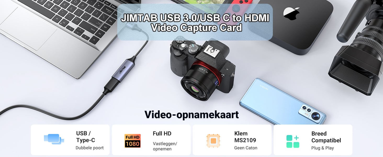 USB 3.0 USB C to HDMI Video Capture Card