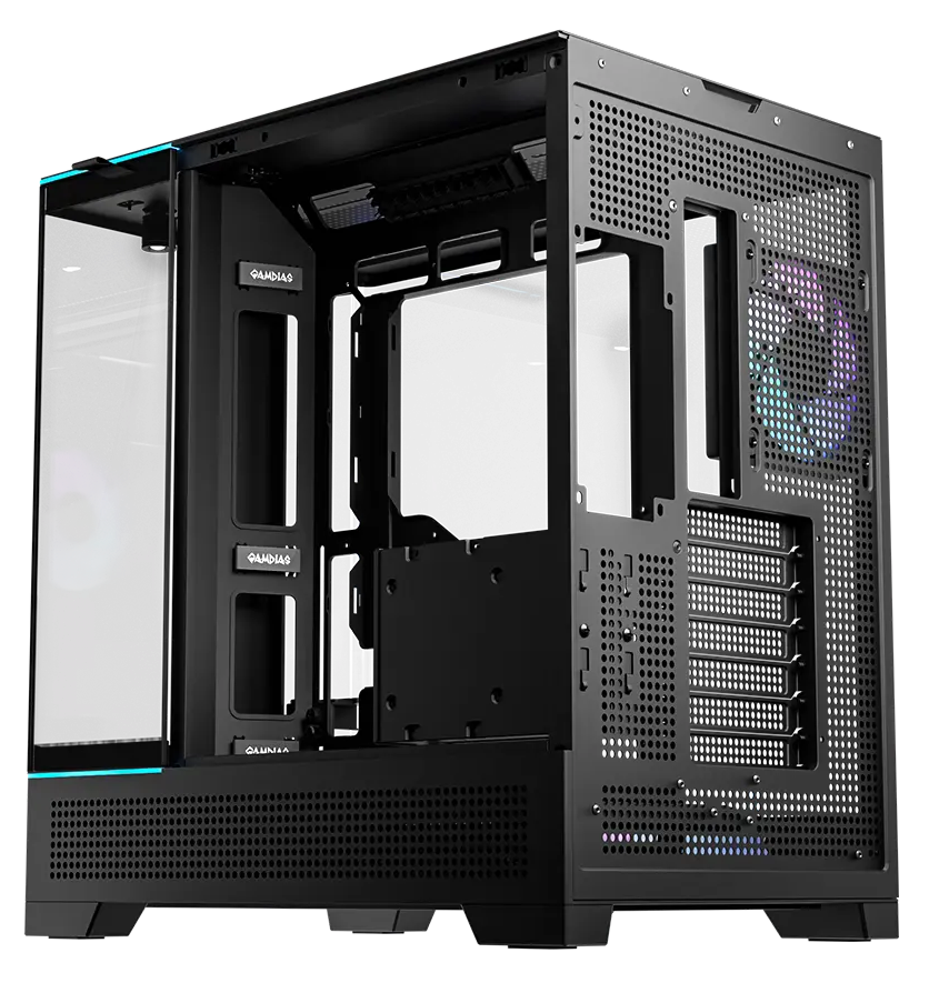 Gamdias ATLAS P6 CG ATX Mid Tower Computer Case