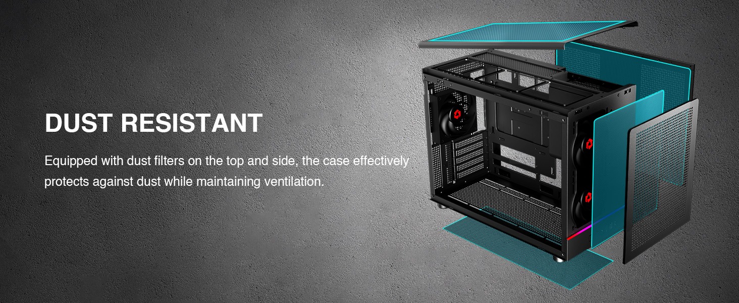 Rosewill RWM1 Micro ATX Gaming PC Case