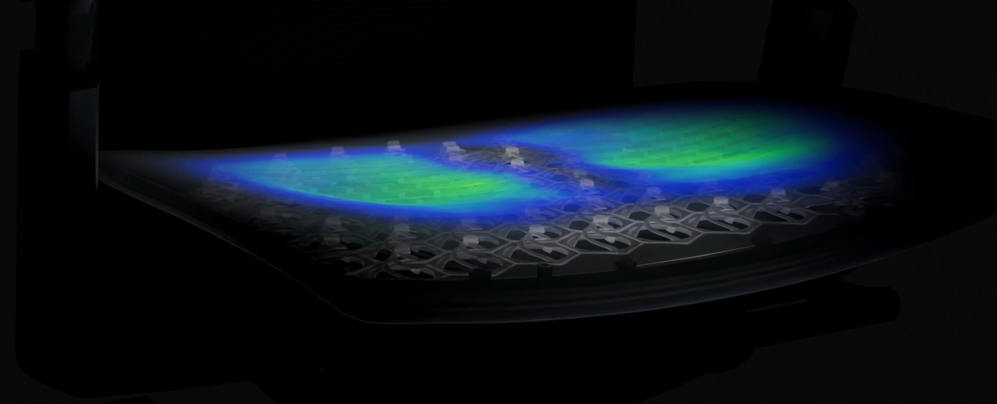 Fabric and Mesh Seat