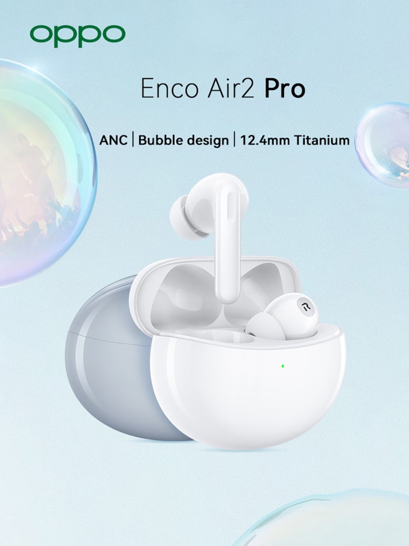 Suitable For Oppo Enco Air 2 Pro Twis Earphone Bluetooth 5.2 Color Blanco