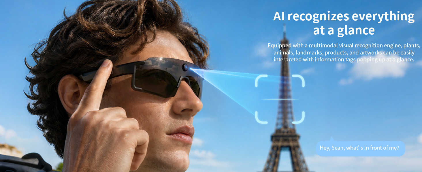 Outdoor Sports Recording Glasses