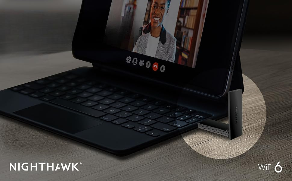 Netgear Nighthawk A7500-100PAS AX1800 WiFi 6 USB 3.0 Adapter