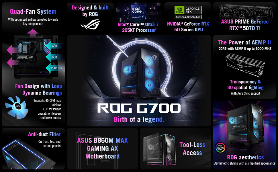 ASUS G Series G700TF-PB776Ti Gaming Desktop PC