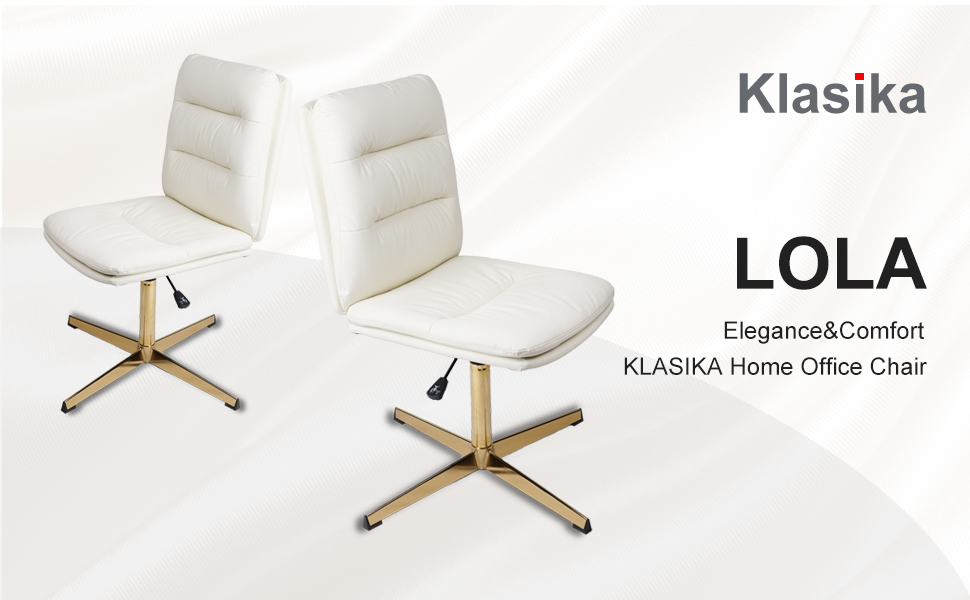 KLASIKA Ergonomic Home Office Desk Chair with Armrests and Casters