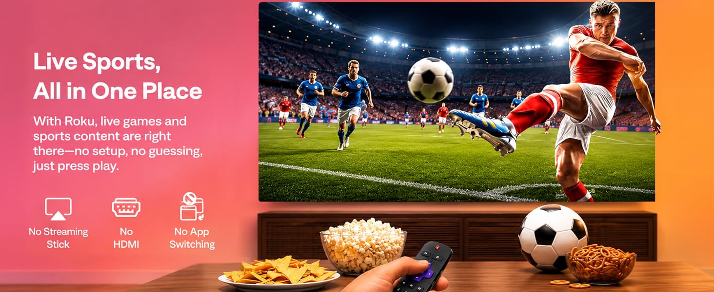 Aurzen EAZZE D1R air Roku TV Smart Projector