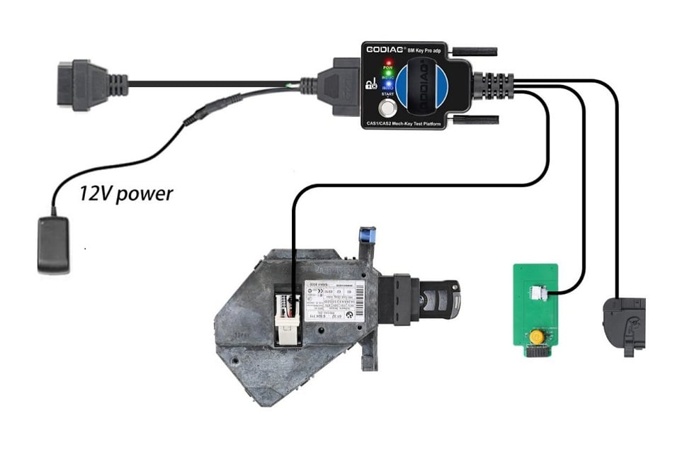 CAS1 module and key synchronization detection: