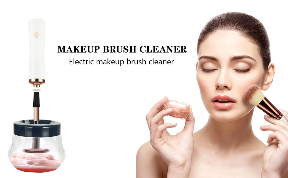 DOTSOG Makeup Brush Cleaner ,Super-Fast Electric Brush Cleaner, Machine  Automatic Brush Cleaner Spinner Makeup Brush Tools 