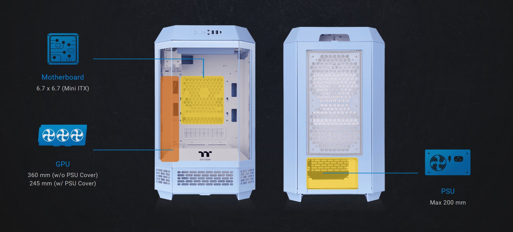 Thermaltake Tower 250 Mini-ITX Mini Tower Case