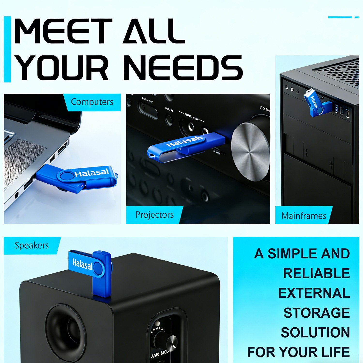 flash drives for computers projectors and speakers