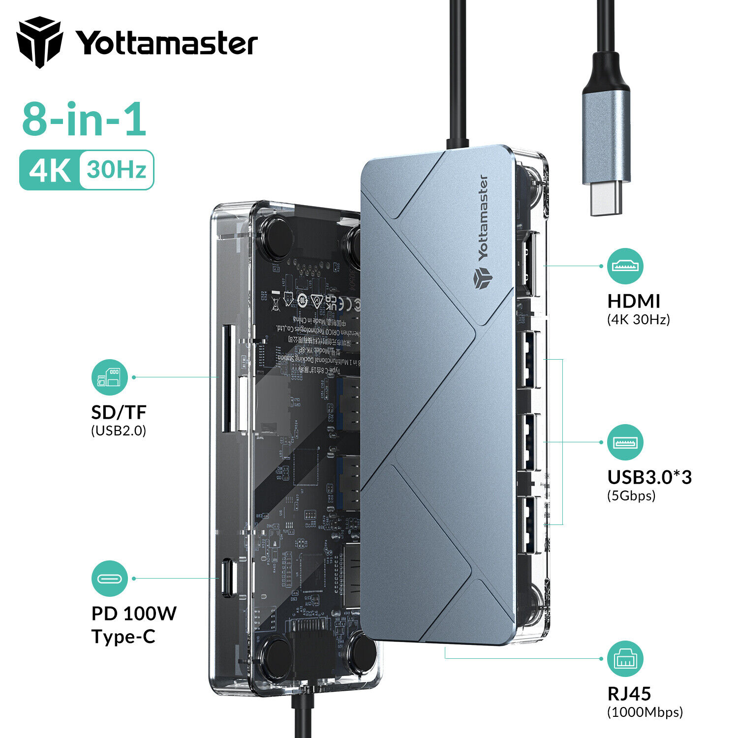Yottamaster-YK-8P-CR-BP