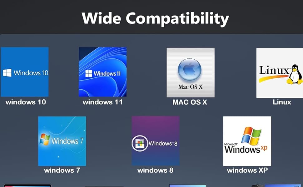 External CD DVD Drive for Laptops, USB 3.0 Type-C Portable CD/DVD Player & Burner for Laptop/Desktop