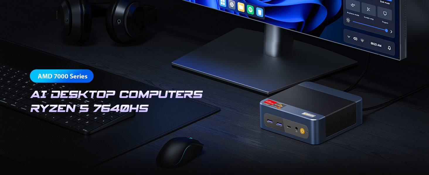 Bosgame mini pc 7640HS