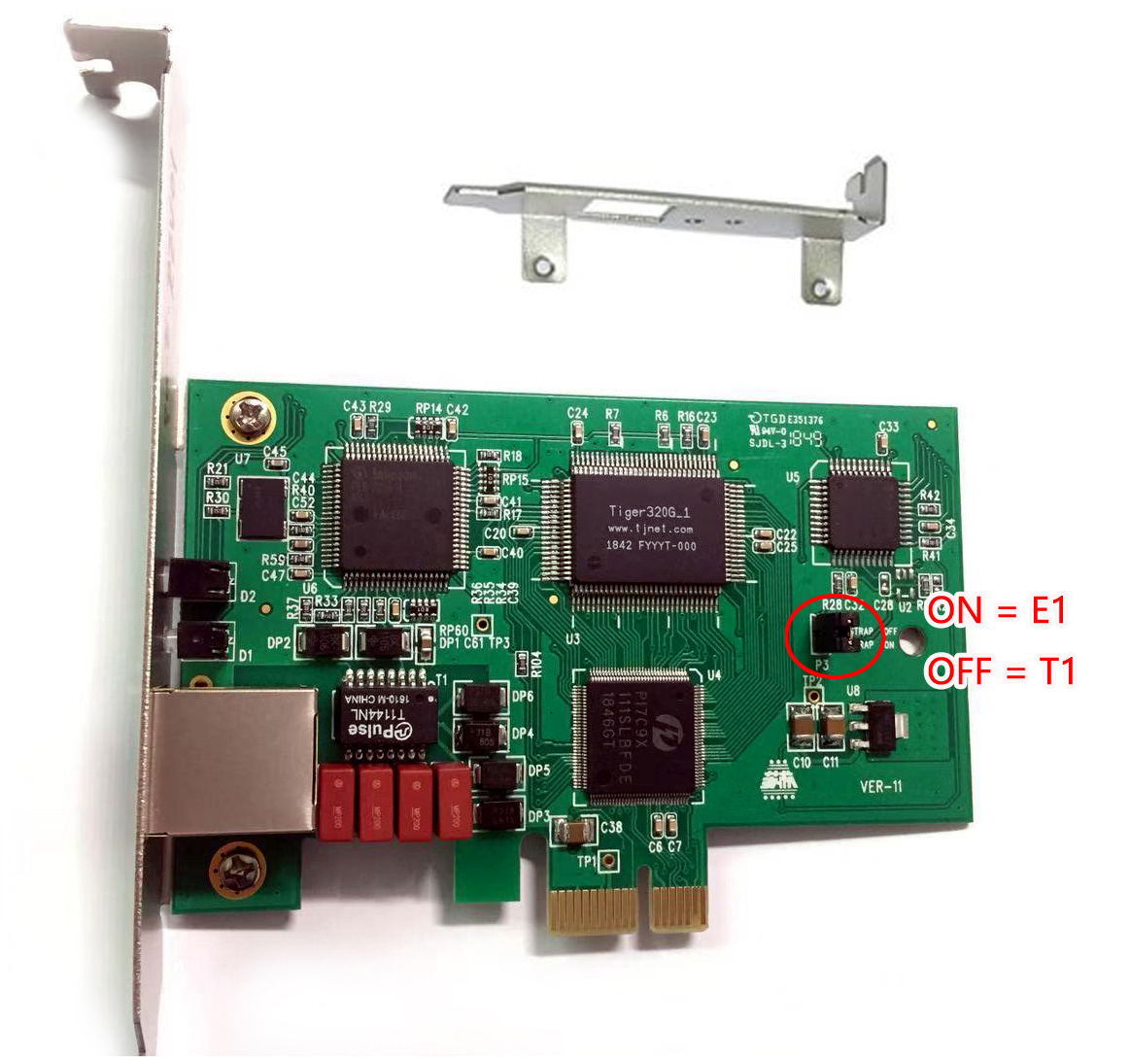 asterisk card TE110P