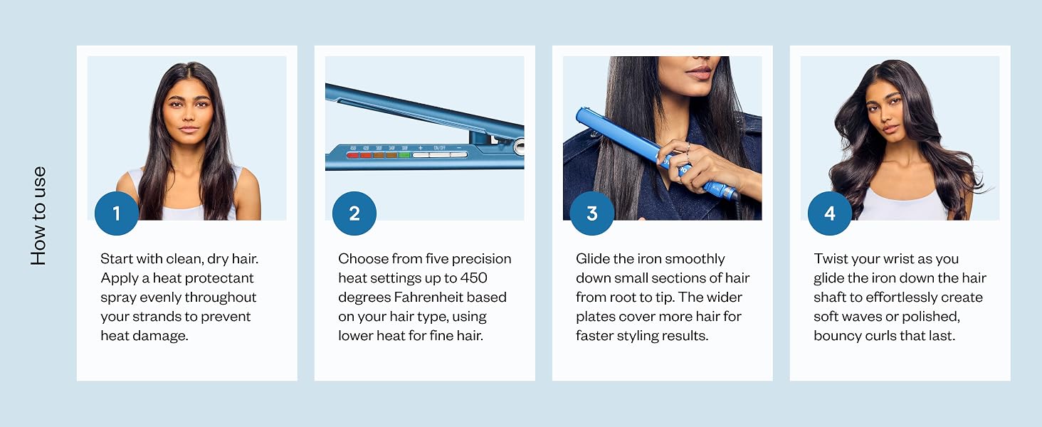 BaBylissPRO BNT4172T Nano Titanium 1-inch Digital Ultra-Thin Flat Iron