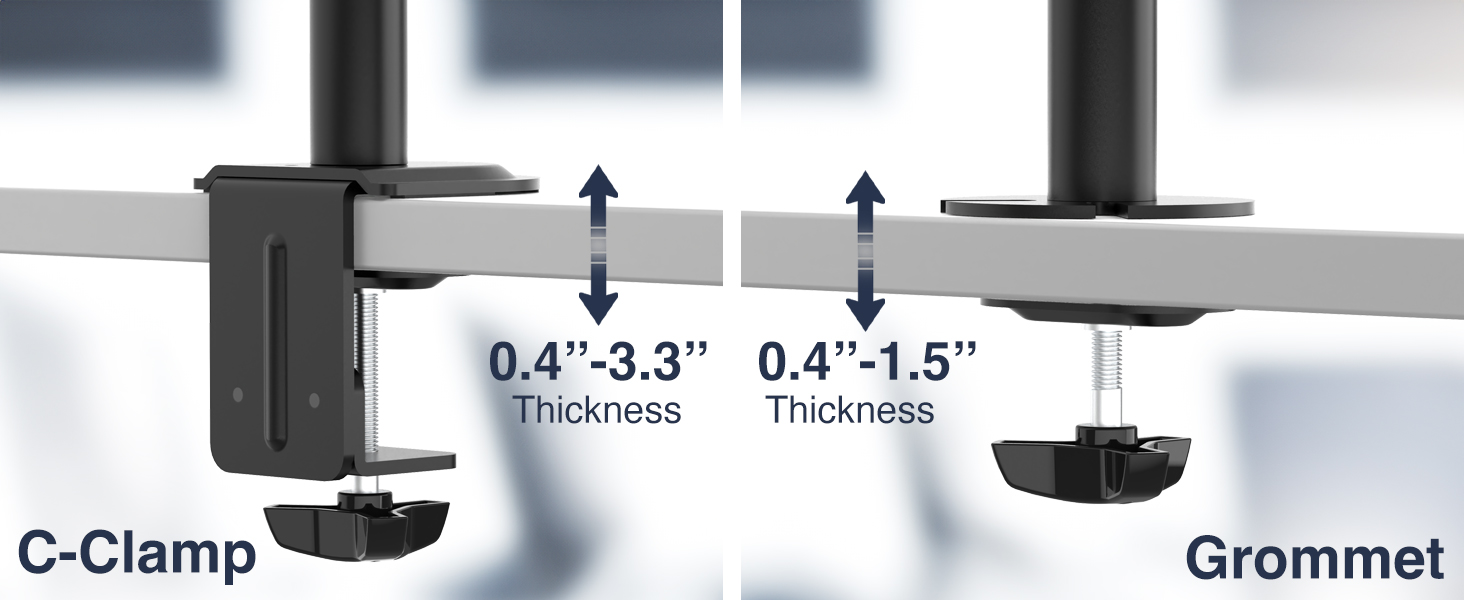 Desky Eco Vertical Monitor Mount