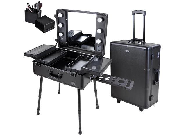 Beauty Makeup Case & Mirror