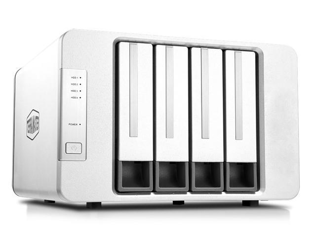 TerraMaster D4-300 USB 3.1 Type-C Storage Tool-free External Hard Drive Enclosur