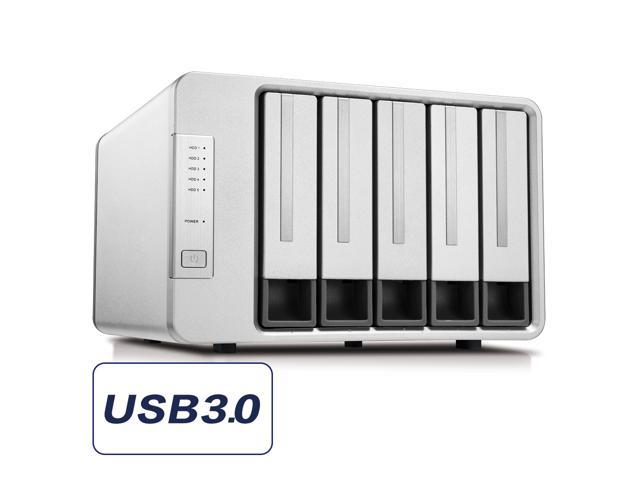 D5-300C USB3.0(5Gbps) Type C 5-Bay RAID Enclosure