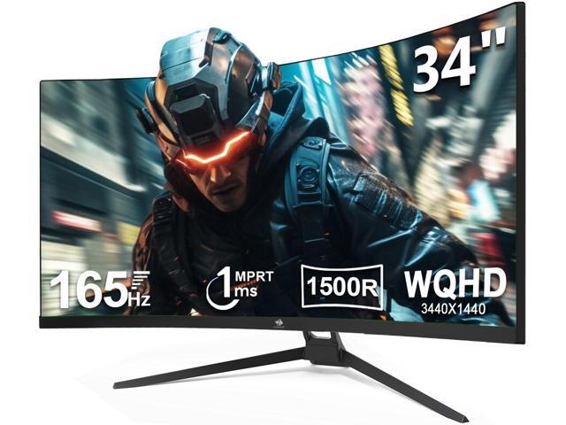 34 inch 3440x1440 Ultra-wide 165Hz 1ms Curved Gaming Monitor