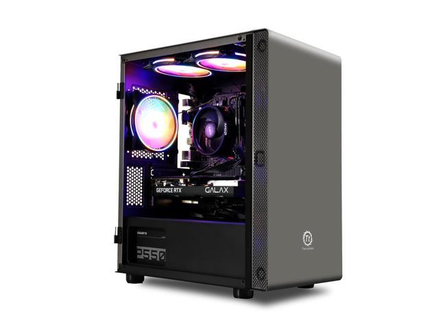 MXZ Gaming PC Desktop Computer, AMD Ryzen 5 5600 3.7GHz, RTX 4060 , 16GB DDR4, N