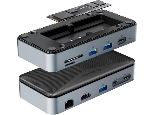 USB C Hub with SSD Enclosure