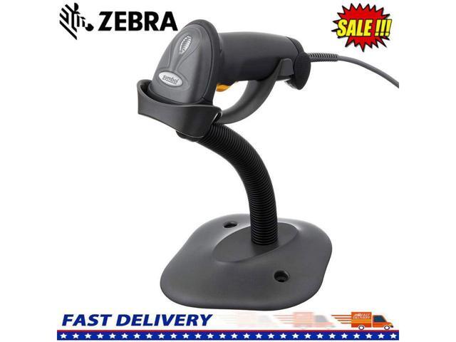 Zebra LS2208 Series Corded Handheld Standard Range Laser Scanner Kit with Goosen