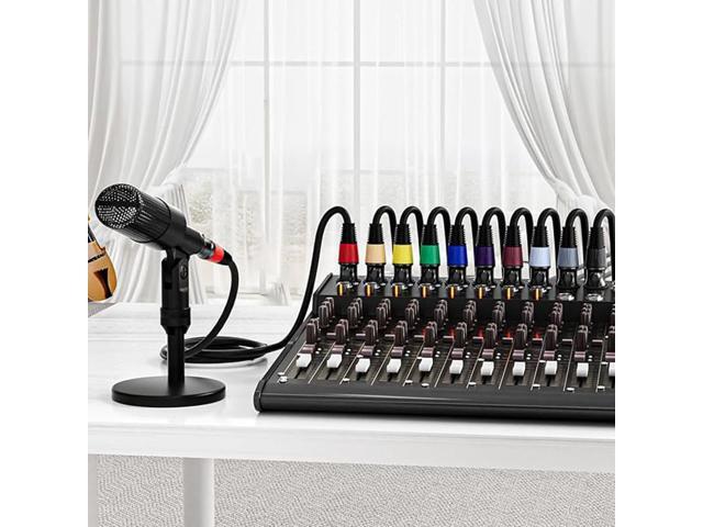 EBXYA XLR Microphone Cable - XLR Male to Female Cable 6ft 4-Packs with 3-Pin Bal