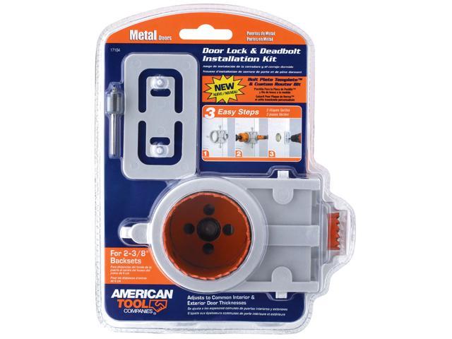 Irwin 17104 Bi Metal Door Lock Installation Kit Newegg Com