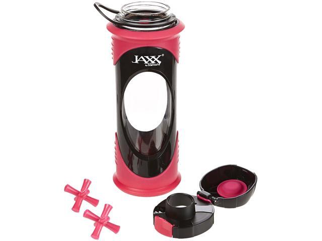 Fit & Fresh 20 oz. Jaxx Glass Shaker Bottle Set, Pink