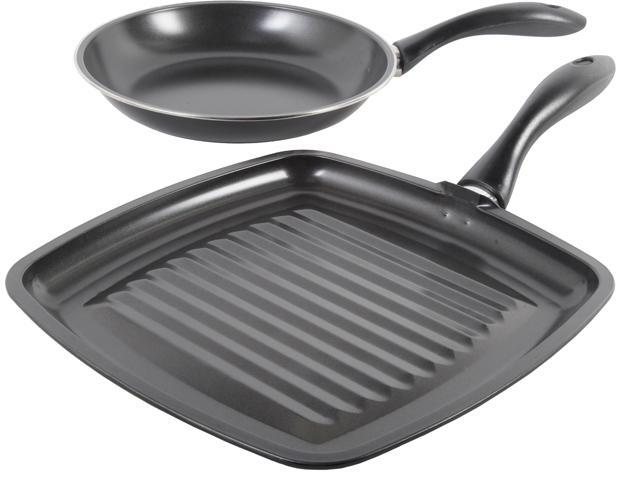 Gibson Home Westleton 2pc Cookware Set Black