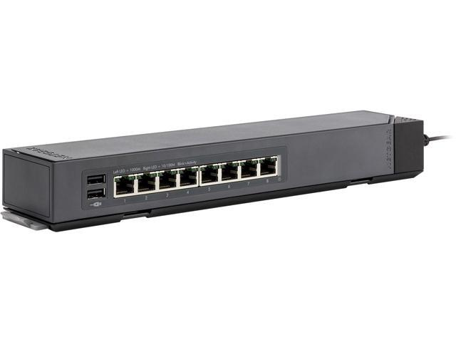 NETGEAR 8-Port Gigabit Smart Managed Plus Click Switch, ProSAFE Lifetime Protection (GSS108E)