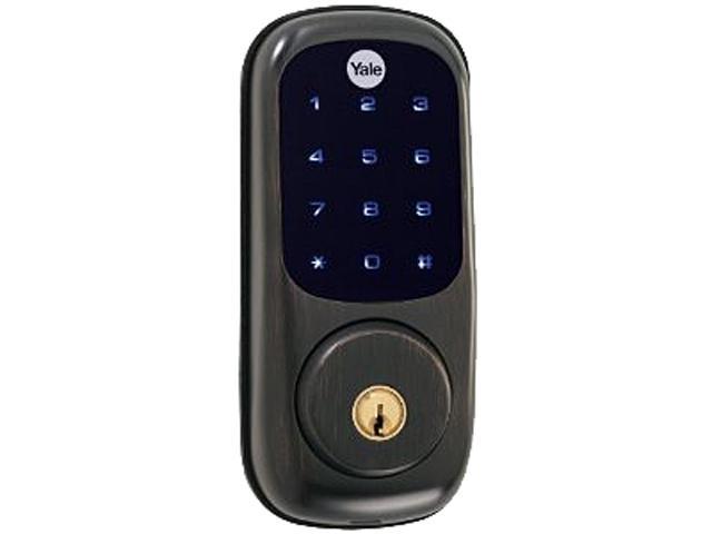 Fully Motorized with Z-Wave Technology Oil-Rubbed Bronze Yale Real Living Security YRD220-ZW0BP Electronic Touch Screen Deadbolt