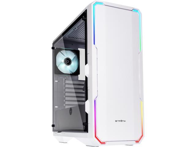 Bitfenix Enso Case White Tempered Gl Window Side Panel Atx Bitfenix Enso Case White Tempered Gl Window Side Panel Atx Micro Mini Itx Form Factor Asus Aura Sync 3 Pin Addressable Rgb Led Psu Compatible