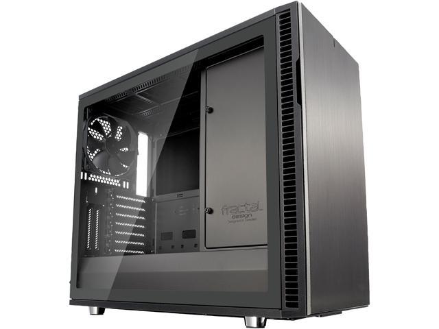 Fractal Design Define R6 USB-C Gunmetal Brushed Aluminum / Steel ATX ...