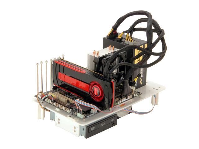Diypc Alpha Db6 W White Acrylic Atx Bench Case Bench Computer Case