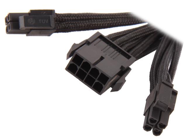 Silverstone PP07-EPS8W Pin Connector Cable EPS12V 8pin to EPS12V 8 4+4