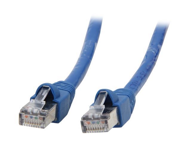 Link Depot CA6S-50-BUB 50 ft. Cat 6A Blue Shielded STP Style Molded ...