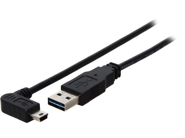 6 USB 2.0 Right Angle Universal Reversible Cable A Male to B Male