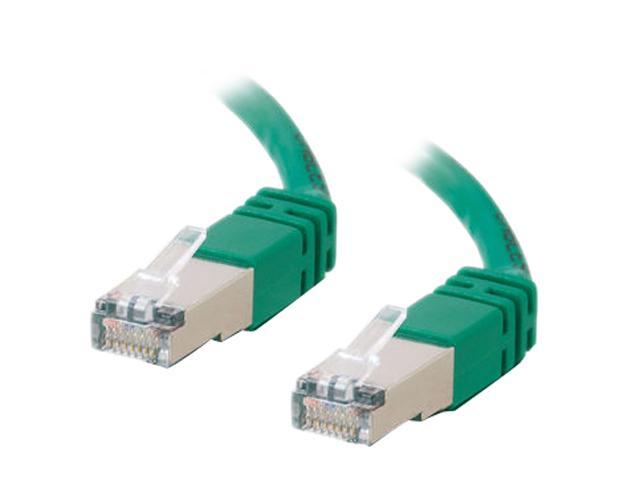 C2G 31221 3 ft. Cat 6 Green Shielded 550 MHz Molded Patch Cable