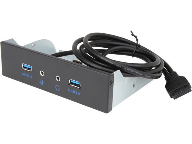 Coboc 5.25FP-2U3-A Motherboard USB 20pin to 2 Ports USB 3.0 Type A ...